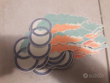 Adesivi originale fiamma per Gilera Bullit bianco