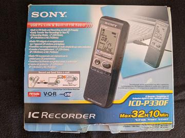 registratore professionale Audio digitale Sony