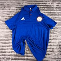 Polo adidas uomo euro2024 blu
