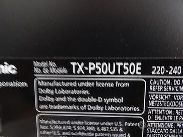 Tv Panasonic TX-P50UT50E  PLASMA
