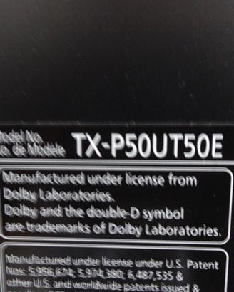 Tv Panasonic TX-P50UT50E  PLASMA