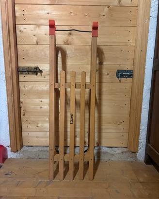 Slittino legno davos