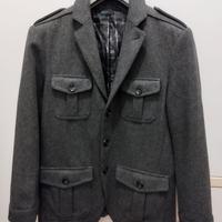 Giacca Lana Benetton Vintage Militare Field Jacket