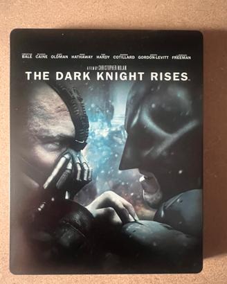 The Dark Knight Rises Blu-ray steelbook ITA lingua