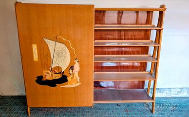 Armadio libreria in ciliegio NO IKEA