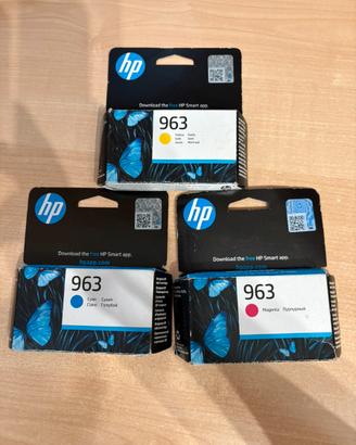 Cartucce HP 963 Magenta, cyan, yellow