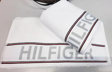 Coppia asciugamani viso più ospite Tommy Hilfiger 