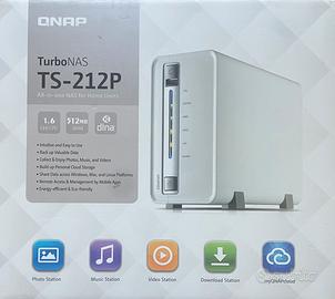 NAS QNAP TS-212p con 4 TB