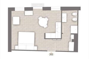 Monolocale Ponte alla Vittoria libero da subito