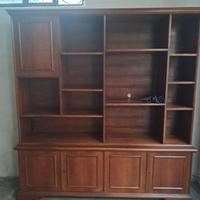 Mobile libreria e Letto in ottone