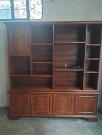 Mobile libreria e Letto in ottone