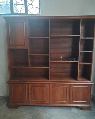 Mobile libreria e Letto in ottone