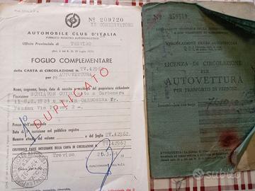 Libretto di  circolazione