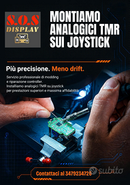 modifichiamo joystick PS5 con ANALOGICI TMR