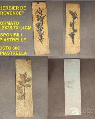 Roger Capron,Piastrelle "Herbier"- "Marco-112,1974