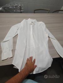 camicia dolce e gabbana taglia 48 uomo bianca