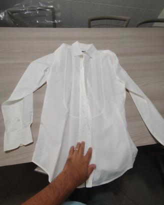 camicia dolce e gabbana taglia 48 uomo bianca