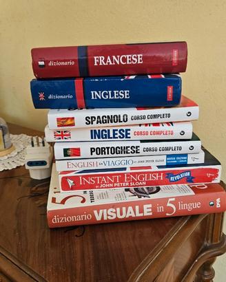 Bundle 8 libri lingue, corsi e dizionari