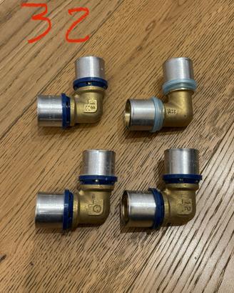 Set 4 curve NUOVE multistrato 32x32 a pressare