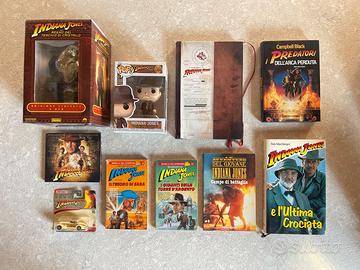 Lotto Indiana Jones DVD libri fumetti e cd