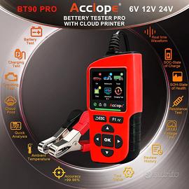 Tester per batteria, 6 V/12 V/24 V