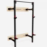 Rack bodybuilding pieghevole da muro