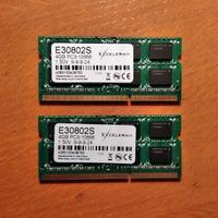 Memorie notebook 2x4 8 Gb DDR3 1333 sodimm RAM