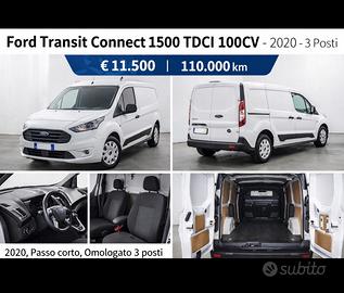 Ford transit Connect 3 posti 1.5 tdi 100cv