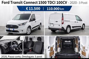 Ford transit Connect 3 posti 1.5 tdi 100cv