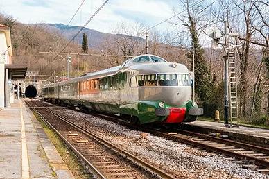ETR 252 Arlecchino treno poster ferrovie