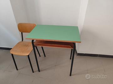 Tavolino scuola anni 70