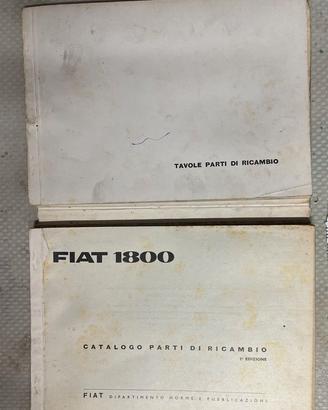 Catalogo parti di ricambio FIAT 1800 2a edizione