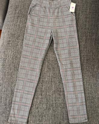 Pantaloni donna check