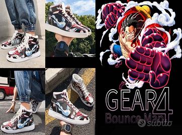Scarpa Nuova Sneackers One Piece Luffy Gear Four