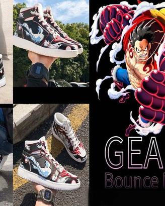 Scarpa Nuova Sneackers One Piece Luffy Gear Four