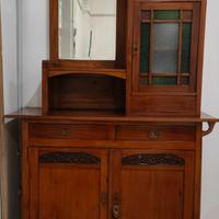 Credenza Liberty in noce nazionale