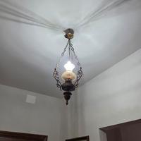 Lampadario in bronzo 