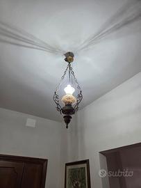 Lampadario in bronzo 