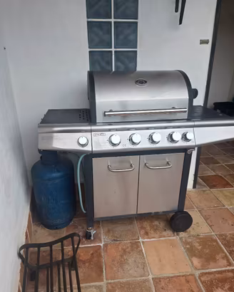 Barbecue a Gas Royal Food 5 Fuochi con Fornello 