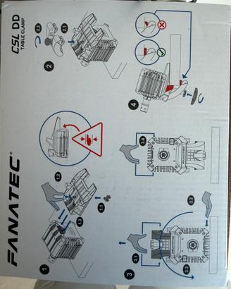 Supporto fanatec per scrivania