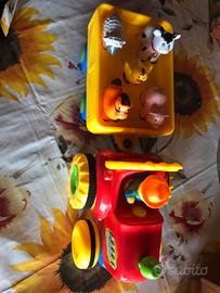 Trattore con animali