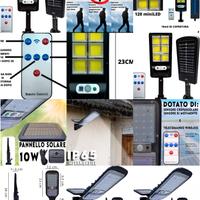 Lampione Solare con Sensore di Movimento 6500K IP6