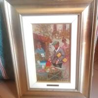 ettore de maria bergler 2 quadri dipinti ORIGINALI