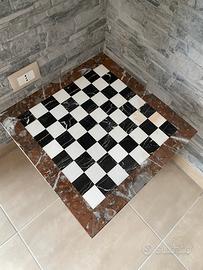 Scacchiera in marmo
