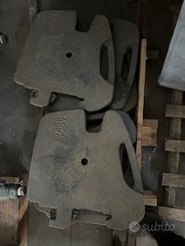 N6 Zavorre frontali AGCO 55kg con dente di arresto