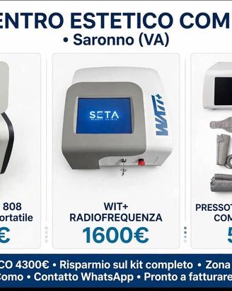 Kit attrezzature estetiche
