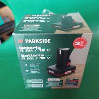 batteria 12 volt 4 ah parkside nuova 