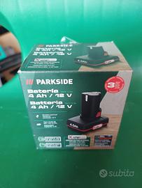 batteria 12 volt 4 ah parkside nuova 