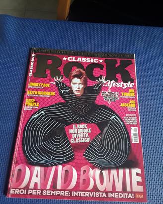 Rivista Rock Classic David Bowie e Lemmy 