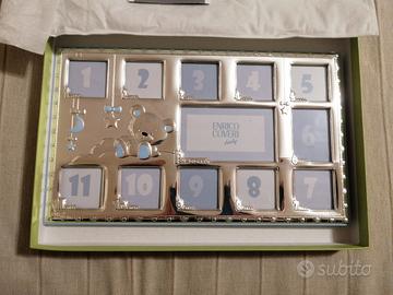 Cornice Enrico Coveri Baby 1° Anno Argento